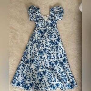 Abercrombie puff sleeve dress